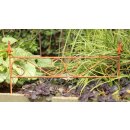 Beetzaun zum Stecken 38 cm Höhe Edelrost
