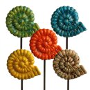 Gartenfigur Ammonit aus Keramik in zehn verschiedenen Farben