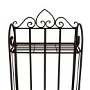 Stabiles Metall Regal im Landhausstil 109 cm hoch