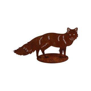 Rost Dekofigur Fuchs 20 x 40 cm groß mit...