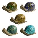 Gartenfigur Schnecke aus Keramik