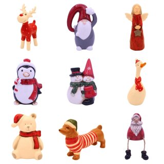 Galeriebild Weihnachtsfiguren aus Keramik 25 Varianten...