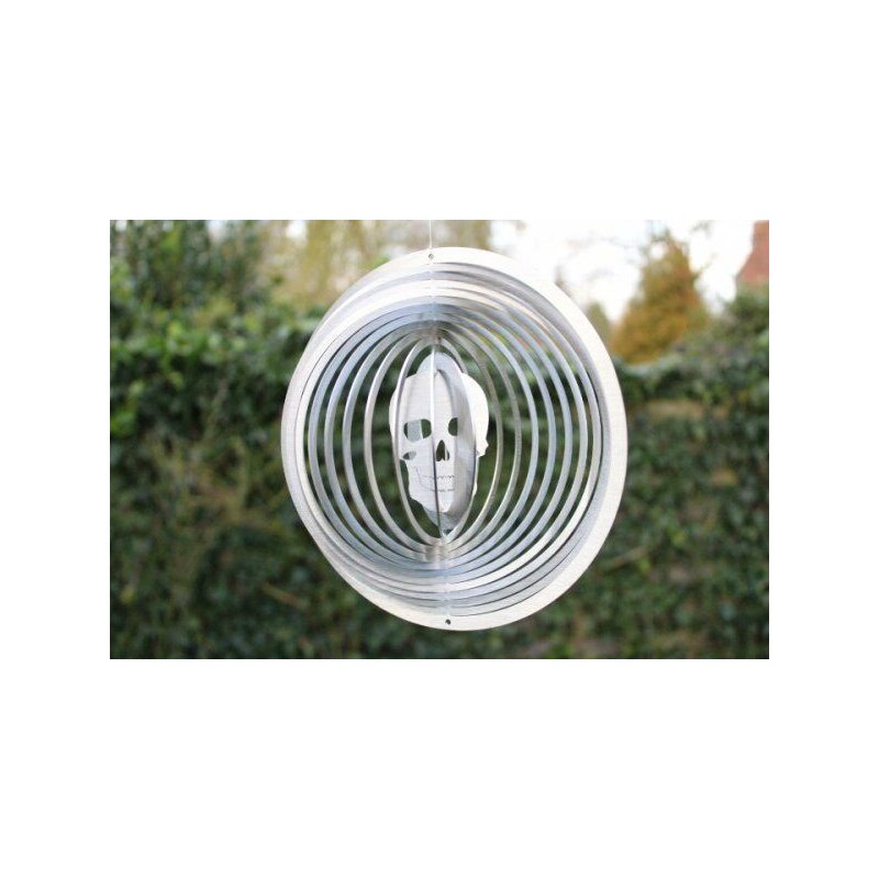 Edelstahl Windspiel „Kreis Hexe“ – 19 Cm Durchmesser, Rostfrei, Für Garten Oder Balkon