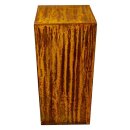 Rost S&auml;ule 60 x 27 x 27 cm quadratisch Edelrost Gartendeko