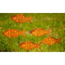 Rost Gartenstecker Fisch 60 cm