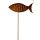 Rost Gartenstecker Fisch 60 cm