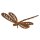 Rost Libelle mit Schraube zum Einschrauben