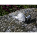 Dekofigur Schnecke aus Edelstahl und Granit Gartendeko Gartenfigur