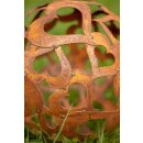 Edelrost Gartenkugel Herz 30 cm