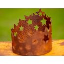 Rost Windlicht Sterne
