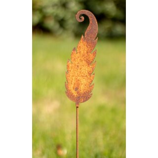 Gartenstecker Edelrost Motiv Schmetterling – Rustikale Gartendeko Aus Rostfreiem Metall