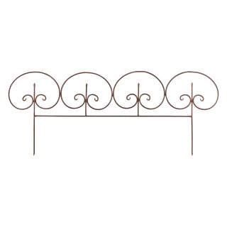 Edelrost Beetumrandung 31 x 77 cm im Landhausstil...