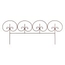 Edelrost Beetumrandung 31 x 77 cm im Landhausstil...
