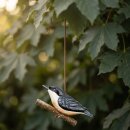 Dekoh&auml;nger Vogel Kleiber aus Keramik