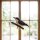 Fensterdeko Vogel Kleiber aus Keramik