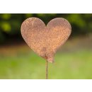 Gartenstecker Herz aus Metall