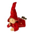 Dekofiguren Wichtel rot