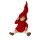 Dekofiguren Wichtel rot