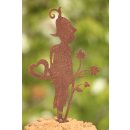 Rostdeko Elfe aus Metall f&uuml;r den Garten
