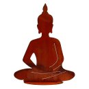 Gartenfigur Buddha Metall rostig